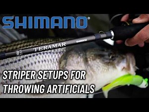 Shimano Striped Bass Rod & Reel Setups for Fishing Artificial Lures in the Northeast