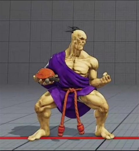 Oro is an ancient, legendary martial arts master from Capcom's *Street Fighter* series who first