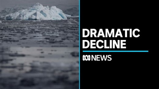 Concerns Antarctica's sea ice cover at a dramatic decline