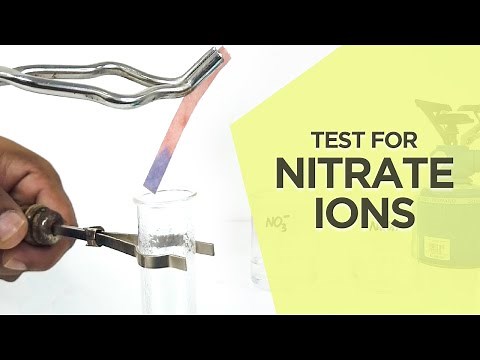 Qualitative analysis of nitrate ions | The Real Chemist