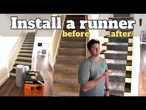 DIY How to Install a Stair Runner (Save $3,000)