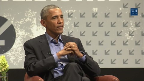 Obama jokes "Thanks Obama"