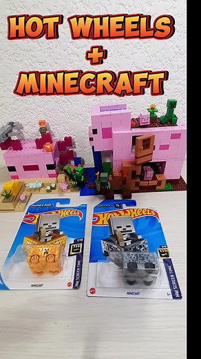 Hot wheels Minecraft 15 años #hotwheels #hotwheelscollections #hotwheelsminecraft #minecraft #minecraft15años #tiradioses