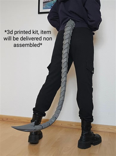Devil Tail Articulated 3d Printed DIY Kit - Etsy
