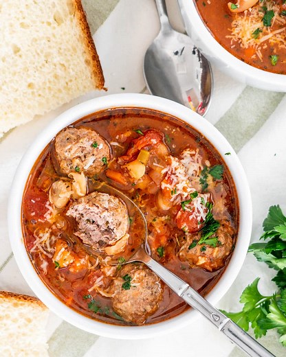 Italian Meatball Soup