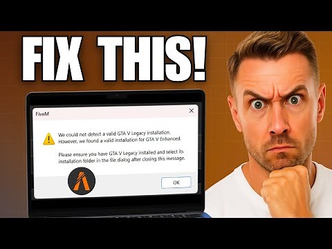 NEW! Fix We Could Not Detect a Valid GTA V Legacy Installation On FiveM (2025)