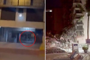 Garage seen FLOODING moments before condo collapse as deaths hit 18