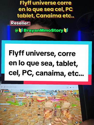 Flyff universe lo puedes jugar en lo que sea, Canaima, tablet, PC, celular, etc... a quien le puedes comprar y vender Penya es a: @🔰BrayanMmoStory🔰 #flyffuniverse #gamersoftiktok #realmoneytrade