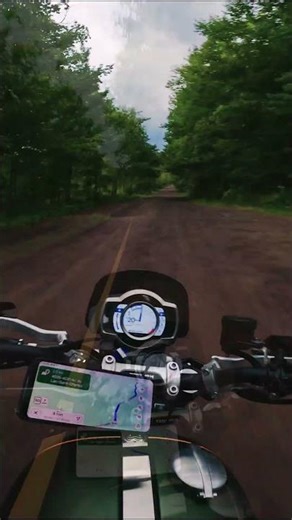 Riding through the Woods - Scrambler 1200 XC #shorts