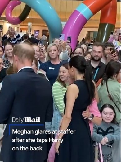 Meghan Markle's Glare at Prince Harry's Aide Explained
