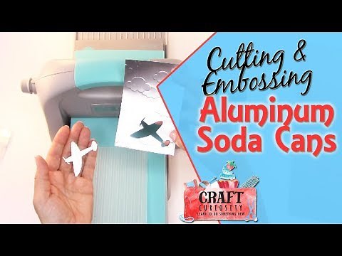 Cutting and Embossing Aluminum Soda Cans