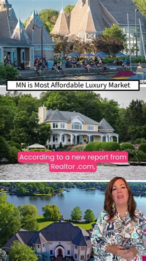 Minnesota quietly flexing again 💪🏡 The Twin Cities just ranked #3 in the nation for the biggest luxury homes per dollar — over 4,100 sq ft for $1–$2M. Yes, inventory is tighter… but the value? Hard to beat. Source: Minneapolis / St. Paul Business Journal via Realtor.com® | Homes for Sale, Apartments & Houses for Rent 📰 Hot tips? Thinking about buying or selling? 👉 DM or Text me 📲763.402.2358 Tonia Detweiler – REALTOR® The Realty Lab - ΓEA⅃ #RealBrokerLLC #therealtylabmn #whitegloveservice #