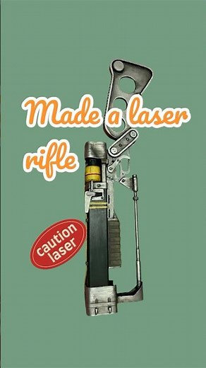 Made a laser rifle💥 Fallout cosplay