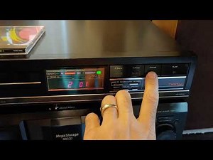 Classic 80s Component CD Player. Studio Standard by Fisher AD-885A. Demo.