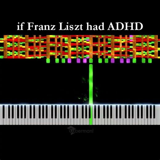 If Franz Liszt had ADHD. | #rushB #piano