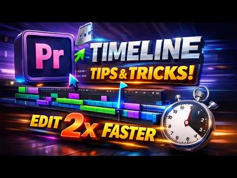 Adobe Premiere Pro Timeline Tips & Tricks | Edit 2x Faster