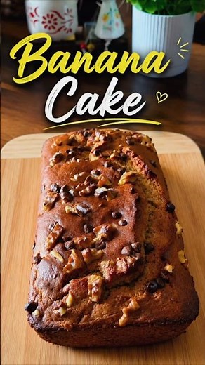 banana cake recipe | healthy 🍌 wheat walnut Cake | fluffy eggless cake | Super Moist Banana Cake