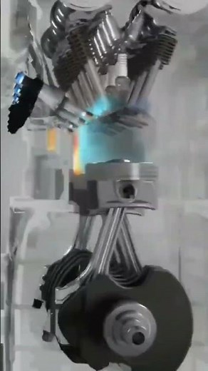 How a 4-Stroke Car Engine Works | 3D Internal Combustion Animation #howitworks