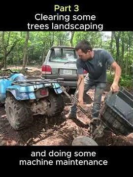 Tree Clearing & Machine Maintenance – Satisfying Landscaping Transformation! Part 3