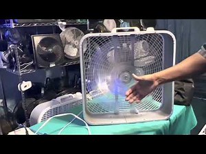 Final metal blade swap with the Air king box fan 9723