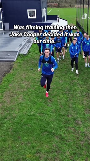 Intense Football Training Moment with Jake Cooper
