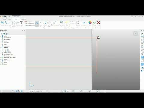 Autodesk PowerMill - Curve Editor 1 - Pattern / Boundary