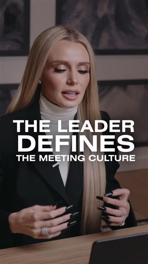 Who is setting the precedent for your meetings? | Natalie Dawson