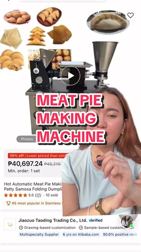 Murang Meat Pie Making Machine para sa Negosyo