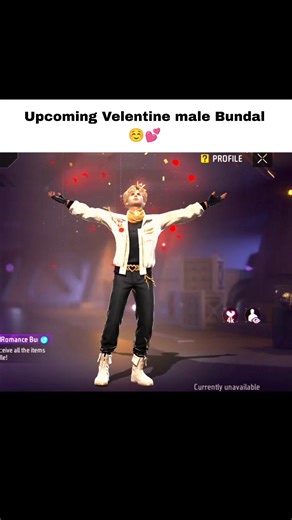 Upcoming Velentine male Bundal ☺️💞#shorts #freefire