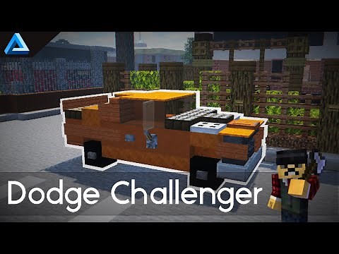 Minecraft » Dodge Challenger TUTORIAL | How to build!