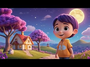 Hello Sun, Goodbye Moon | Day and Night Song for Kids | Gentle Nursery Rhyme in English