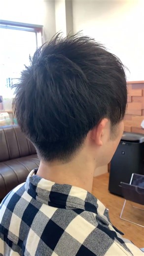 大人爽やか黒髪短髪モテヘアー×ツーブロックショート・刈上げショート・ショートヘアー・ベリーショート【一宮市美容院Free】