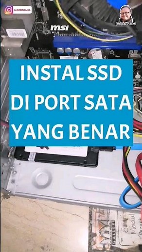 Pasang SSD di Port Sata Yang Benar #shorts #shortsviral