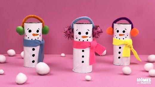 Pas de neige dehors ? Voici 3 idées magiques pour créer vos bonshommes à la maison