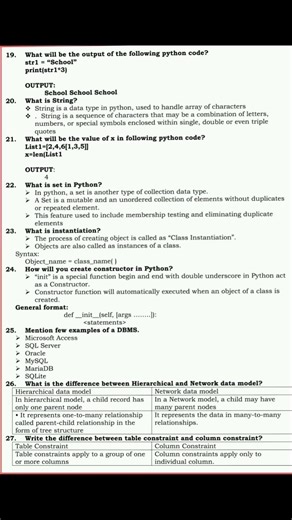 12 th Computer Science public important 2 marks questions.
