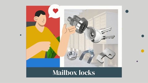 1570 Replacement Mail Box Lock for Florence F Series CBU & 4C Mail Units L-1172C, C9100 Replacement for USPS Mailbox Key Lock