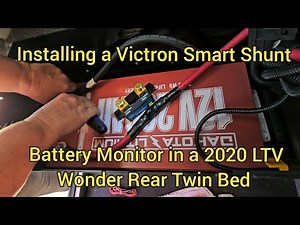 Installing a Victron Smart Shunt Battery Monitor in a Leisure Travel Vans Wonder
