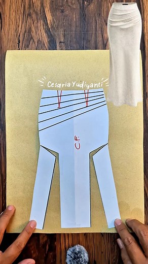 535K views · 3K reactions | Skirt tutorial #sew #sewing #patternmaking #patterndrafting #dresstutorial | Cesaria Yudiyanti | Facebook