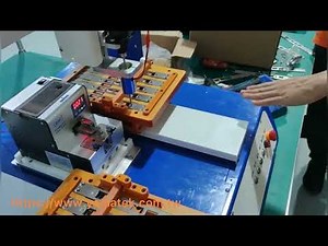 吸料式雙平台自動化鎖螺絲機加工整合應用 Auto screwing machine
