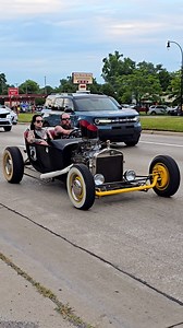Ford T-Bucket Hot Rod Classic Car Drive By Engine Sound Telegraph Cruise Taylor MI 2025 | Casey Faitel