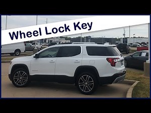2017-2023 GMC Acadia Wheel Lock Key Location
