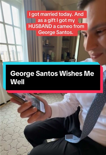 George Santos Cameo Wedding Gift Surprise