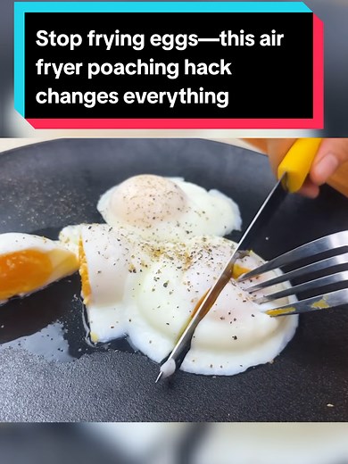Air Fryer Poached Eggs — Easy Morning Hack