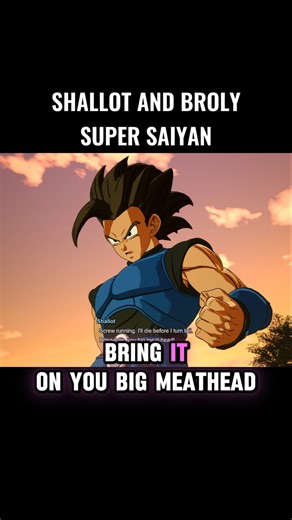 Shallot And Broly Super Saiyan 🤯 #crashout #broly #sparkingzero #dragonball #dbz