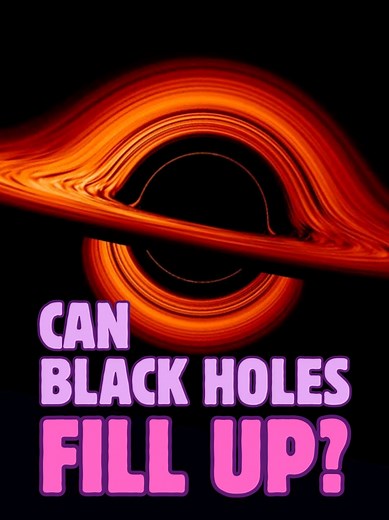 Do Black Holes Ever Get Full?
