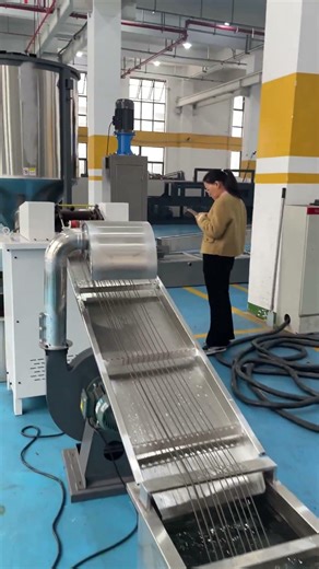 Forced hopper two-stage plastic granulation production line (suitable for films and sheets)