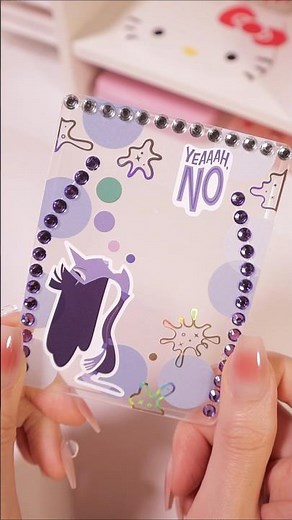 Inside Out 2 DIY Toploader💜 #insideout ##insideou2 #diy #toploader
