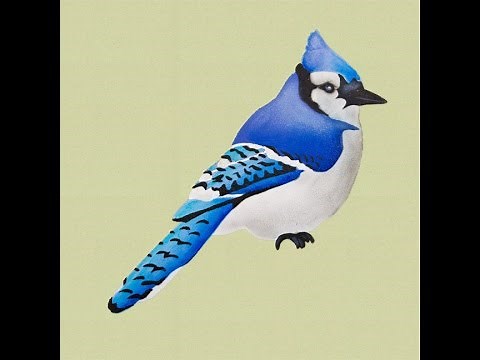 Simple Stenciled Songbirds Tole and Decorative Painting by Patricia Rawlinson
