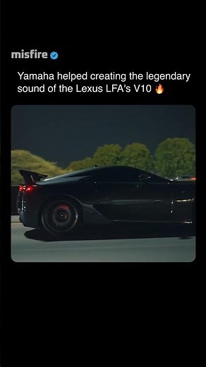 Yamaha helped creating the legendary sound of the Lexus LFA's V10 🔥