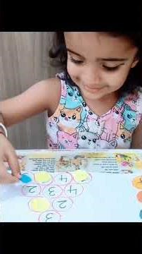 Engaging Colors and Numbers Matching for Early Learners @Fun With Nishi #activity
